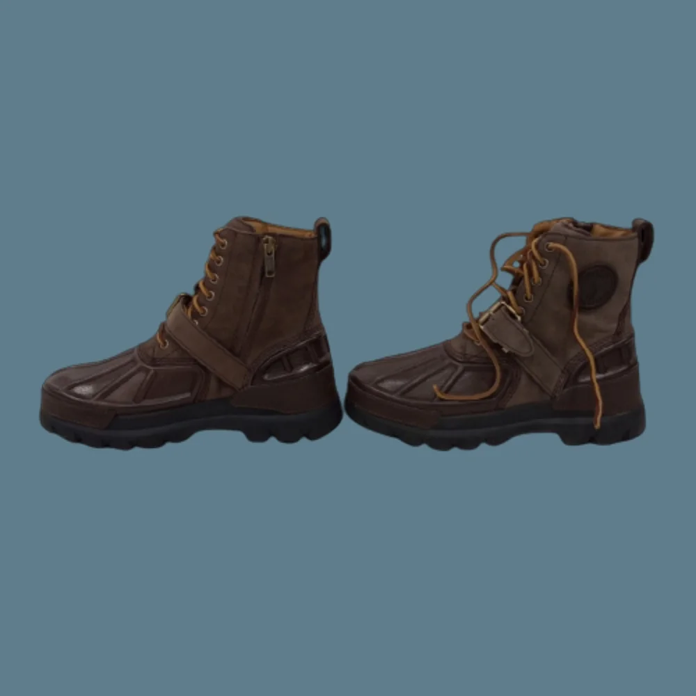 *NWOT Polo Ralph Lauren Boxed Oslo High Waterproof Leather-Suede Boot - Picture 3 of 5